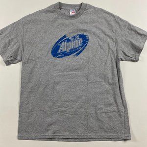 Vintage Alpine Lager Beer T Shirt Mens Large Gray Cotton